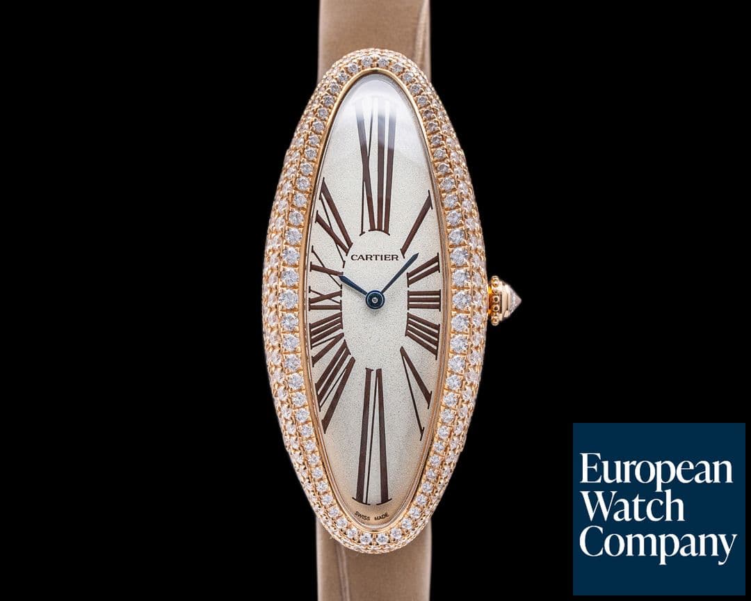 Image of Cartier Baignoire Allongee Diamonds