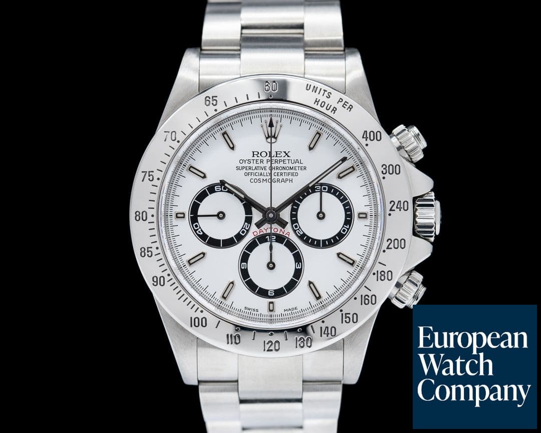 Image of Rolex Daytona 16520 White Dial SS A-Serial BOX & PAPERS