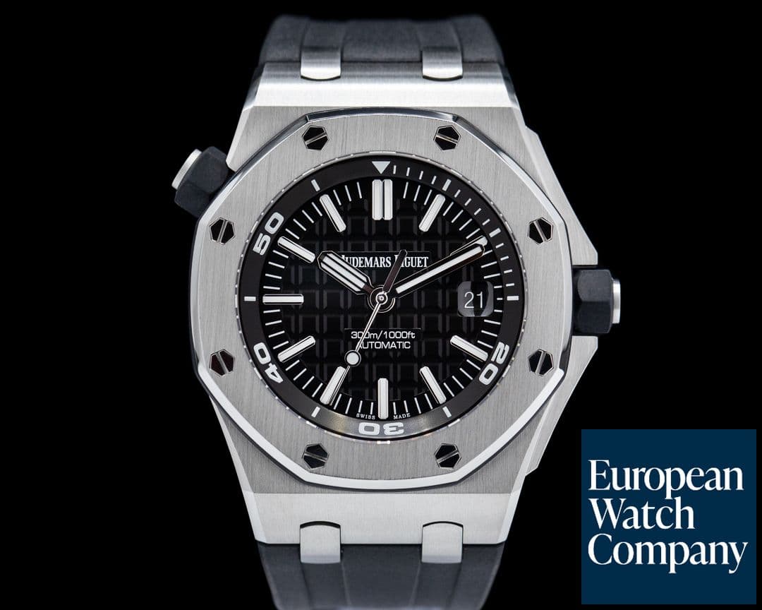 Image of Audemars Piguet Royal Oak 15710ST Offshore Diver Black / Rubber 