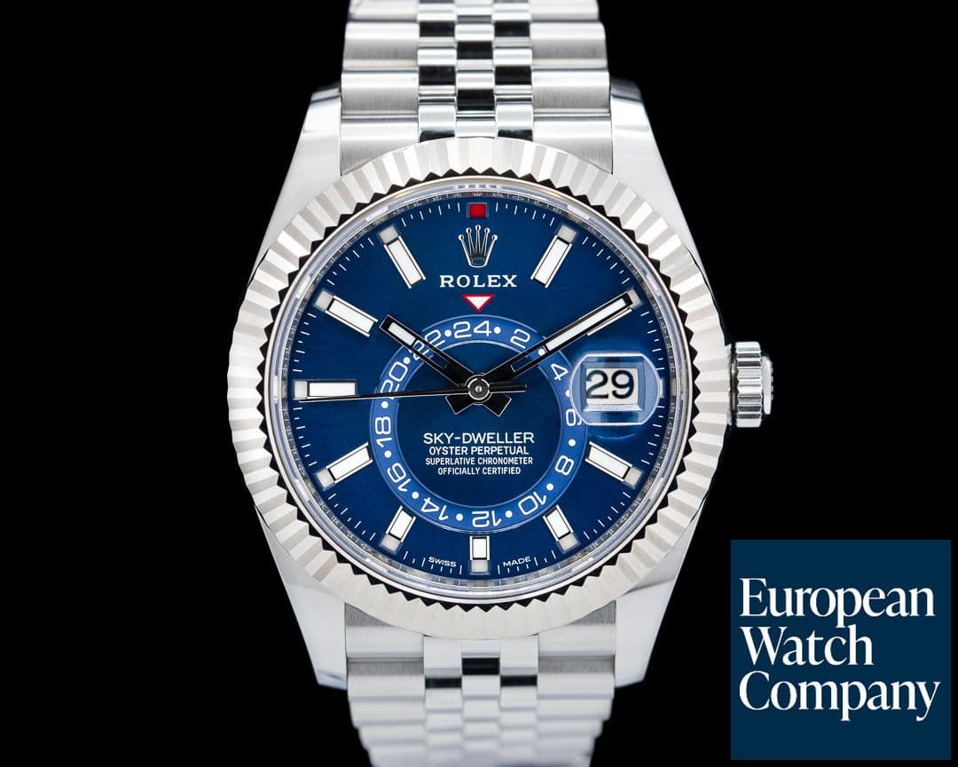 Image of Rolex Sky Dweller 326934 Steel Blue SS Jubilee 2022