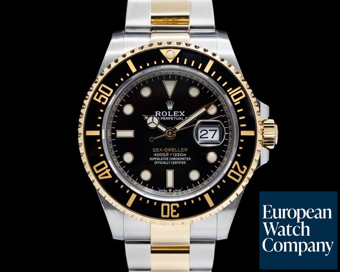 Image of Rolex Sea Dweller 126603 "Two-Tone" SS / 18k Yellow Gold