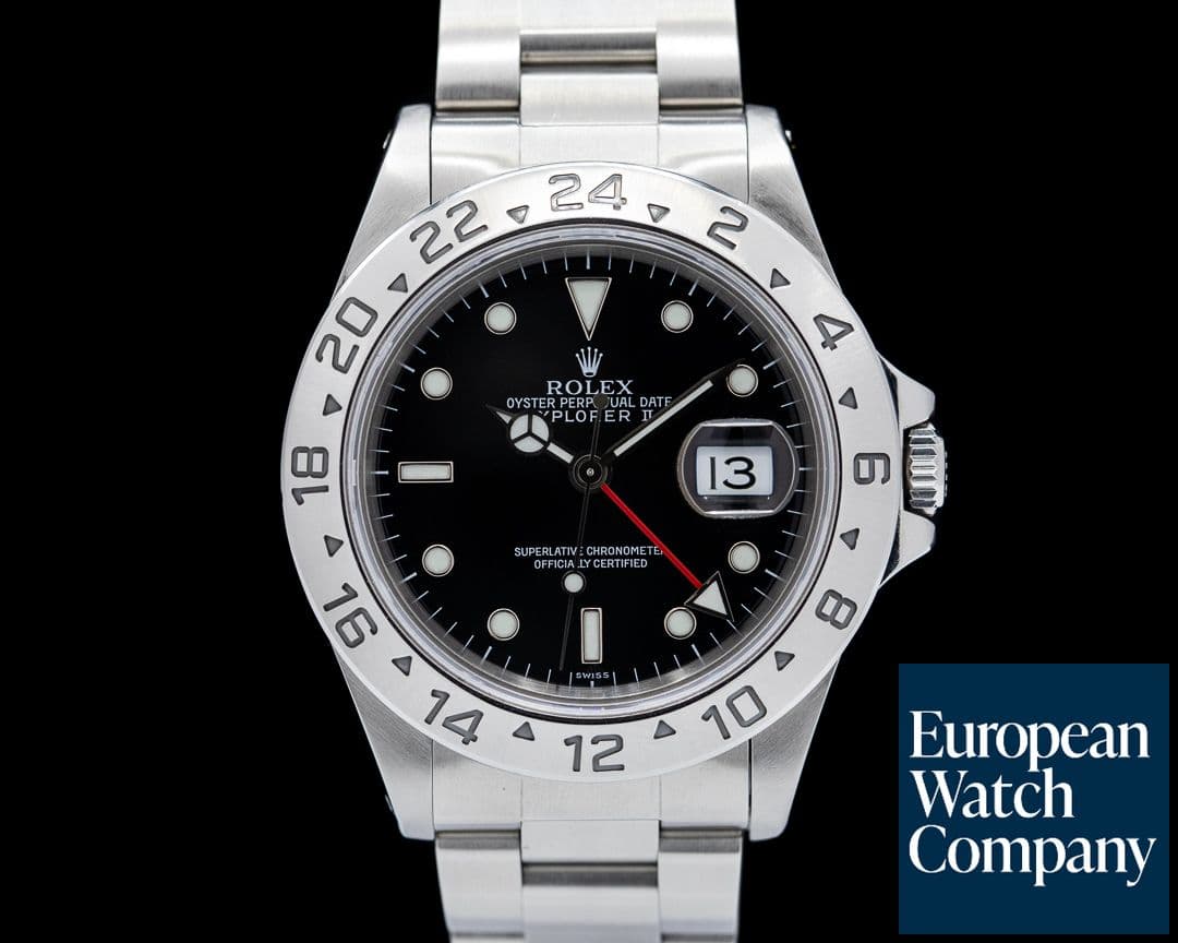 Image of Rolex Explorer II SS Black Dial SWISS-Only Dial