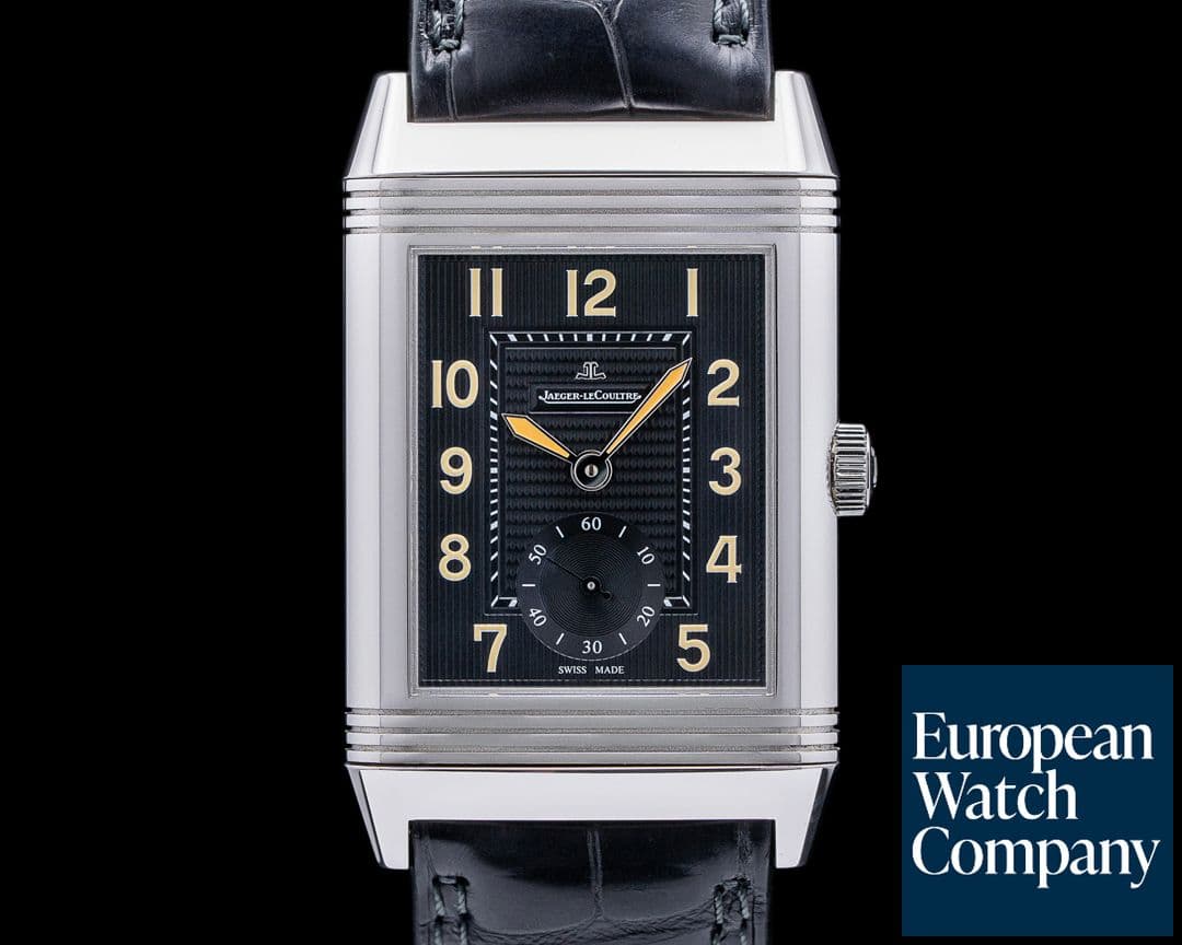 Image of Jaeger LeCoultre Grande Reverso 976 Guillermo Ceniceros Limited Edition Black Dial SS