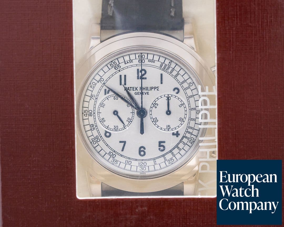 Image of Patek Philippe 5070G White Gold Chronograph DOUBLE SEALED