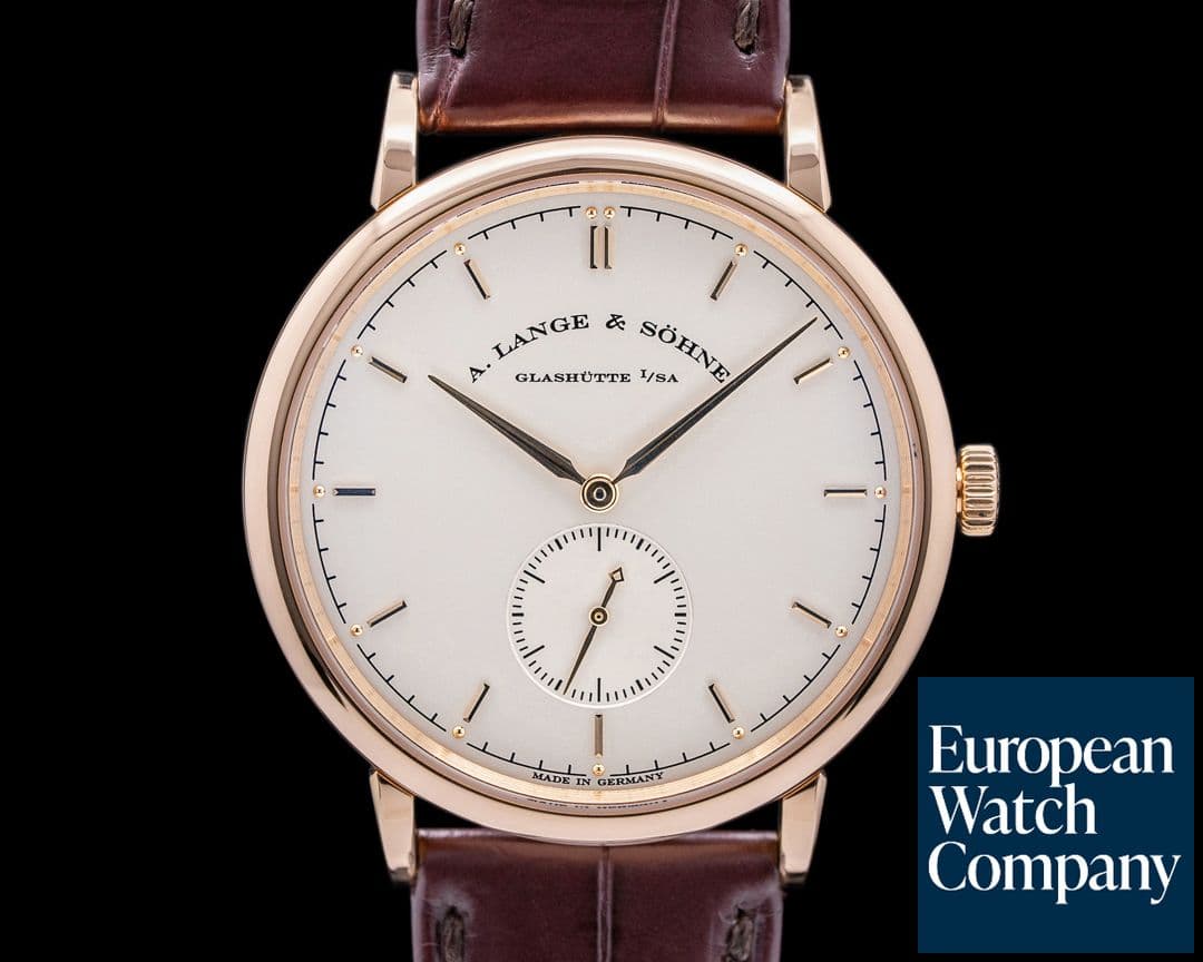 Image of A. Lange and Sohne Saxonia Manual Wind 18K Rose Gold 