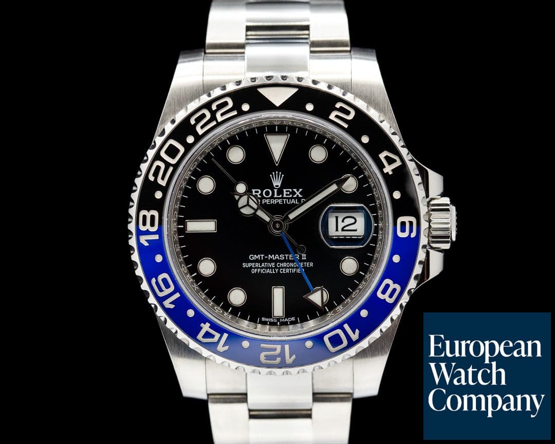 Image of Rolex GMT Master II 116710BLNR Ceramic "Batman" SS Oyster Bracelet
