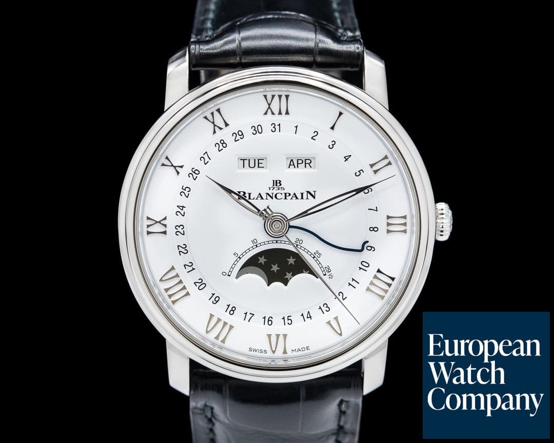 Image of Blancpain Villeret Moonphase Complete Calendar 40MM 2022