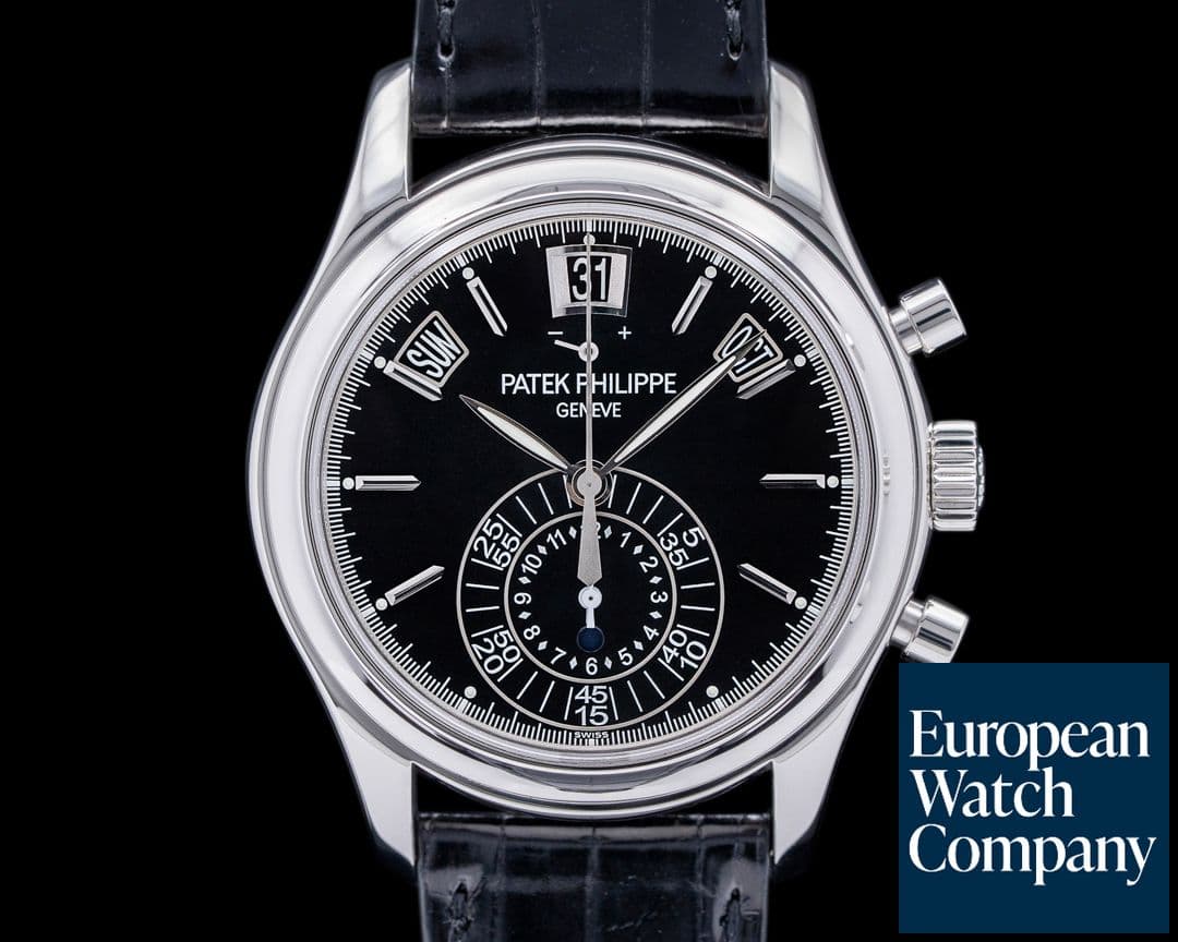 Image of Patek Philippe Annual Calendar 5960P-016 Chronograph Black Dial