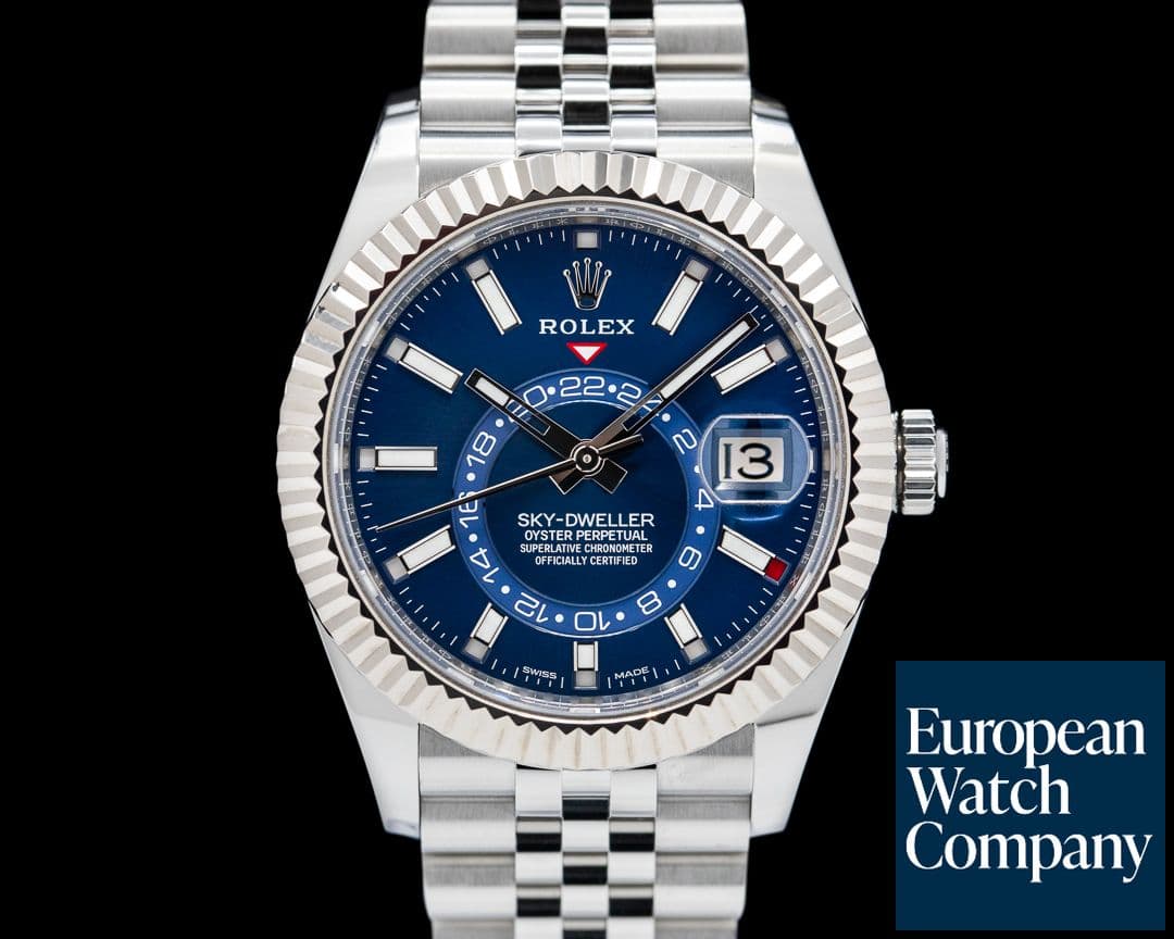 Image of Rolex Sky Dweller 326934 Steel Blue SS / Jubilee
