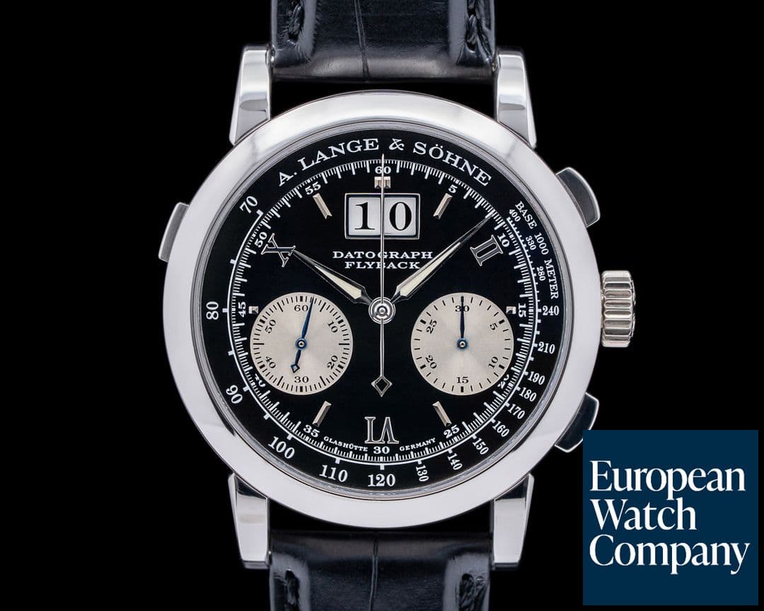 Image of A. Lange and Sohne Datograph 403.035 Flyback Platinum + Deployant Buckle