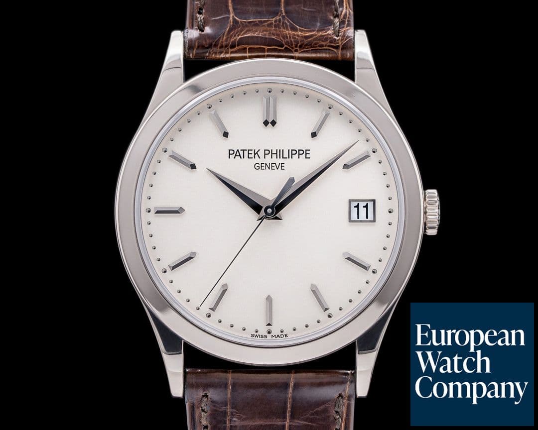 Image of Patek Philippe Calatrava 18K White Gold Silver Dial 