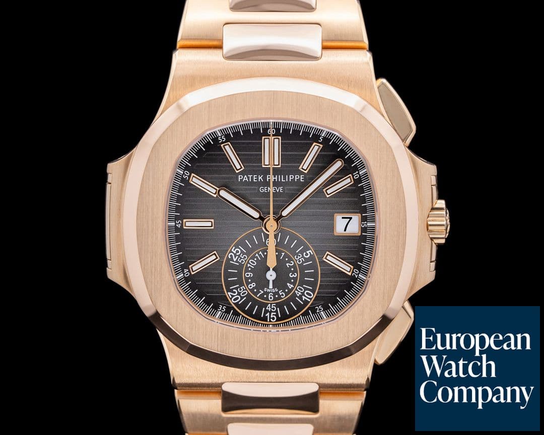Image of Patek Philippe Nautilus 5980/1R Chronograph 18K Rose Gold UNWORN