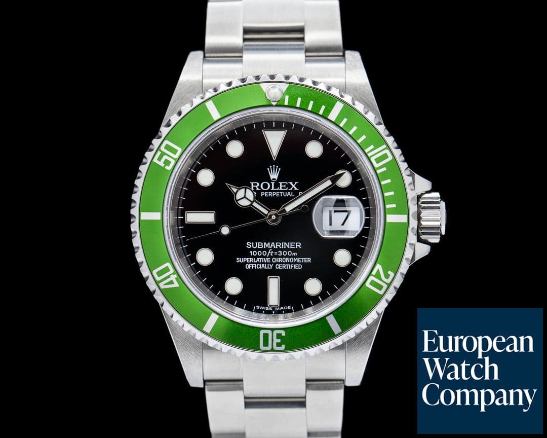 Image of Rolex Submariner 50th Anniversary SS Green Bezel