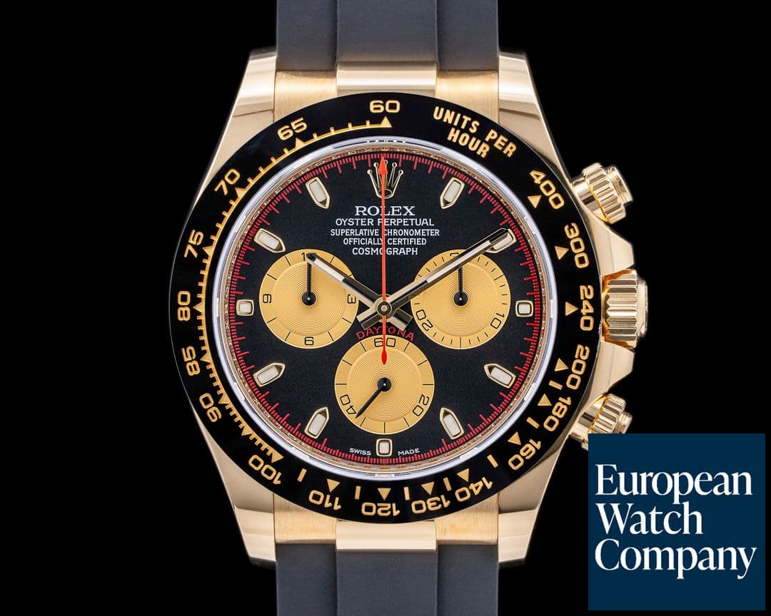 Image of Rolex Daytona 116518LN Black Dial "Paul Newman" 18K Yellow Gold 