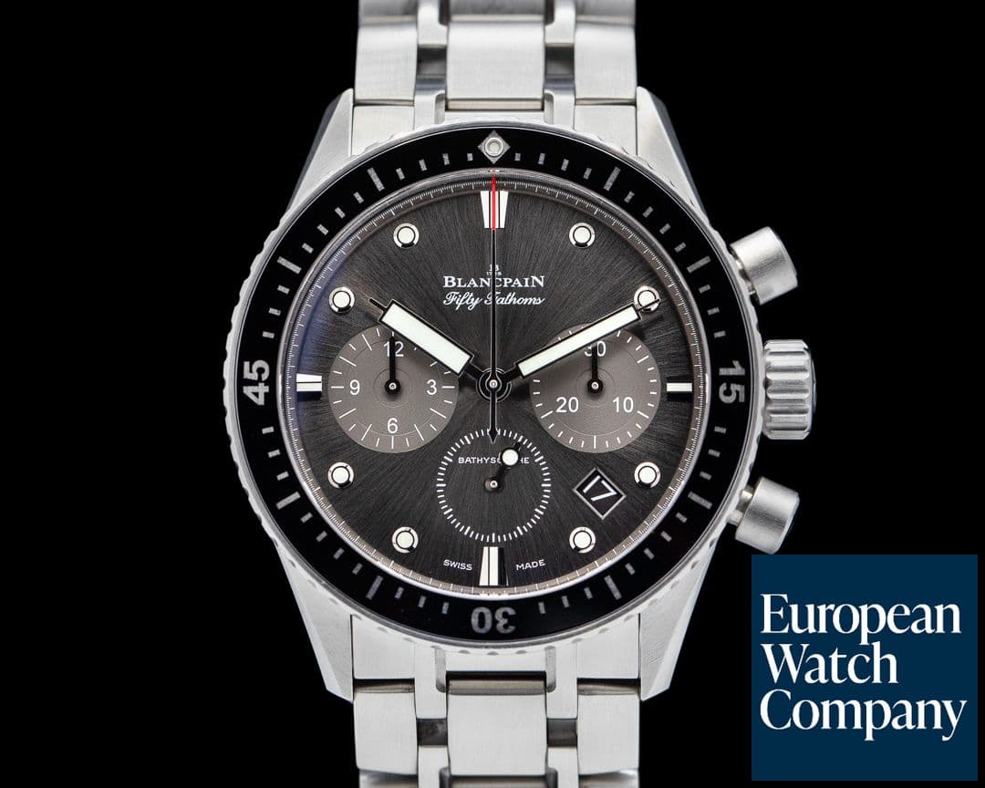 Image of Blancpain Fifty Fathoms Bathyscaphe Flyback Chronograph SS 