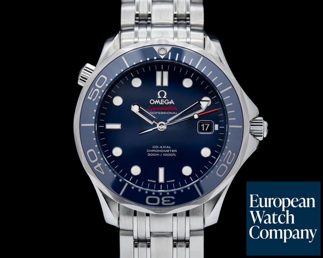 Image of Omega Seamaster Professional Blue Dial 300m Co-Axial SS