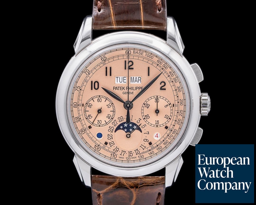 Image of Patek Philippe 5270P Perpetual Calendar Chronograph Platinum Salmon Dial