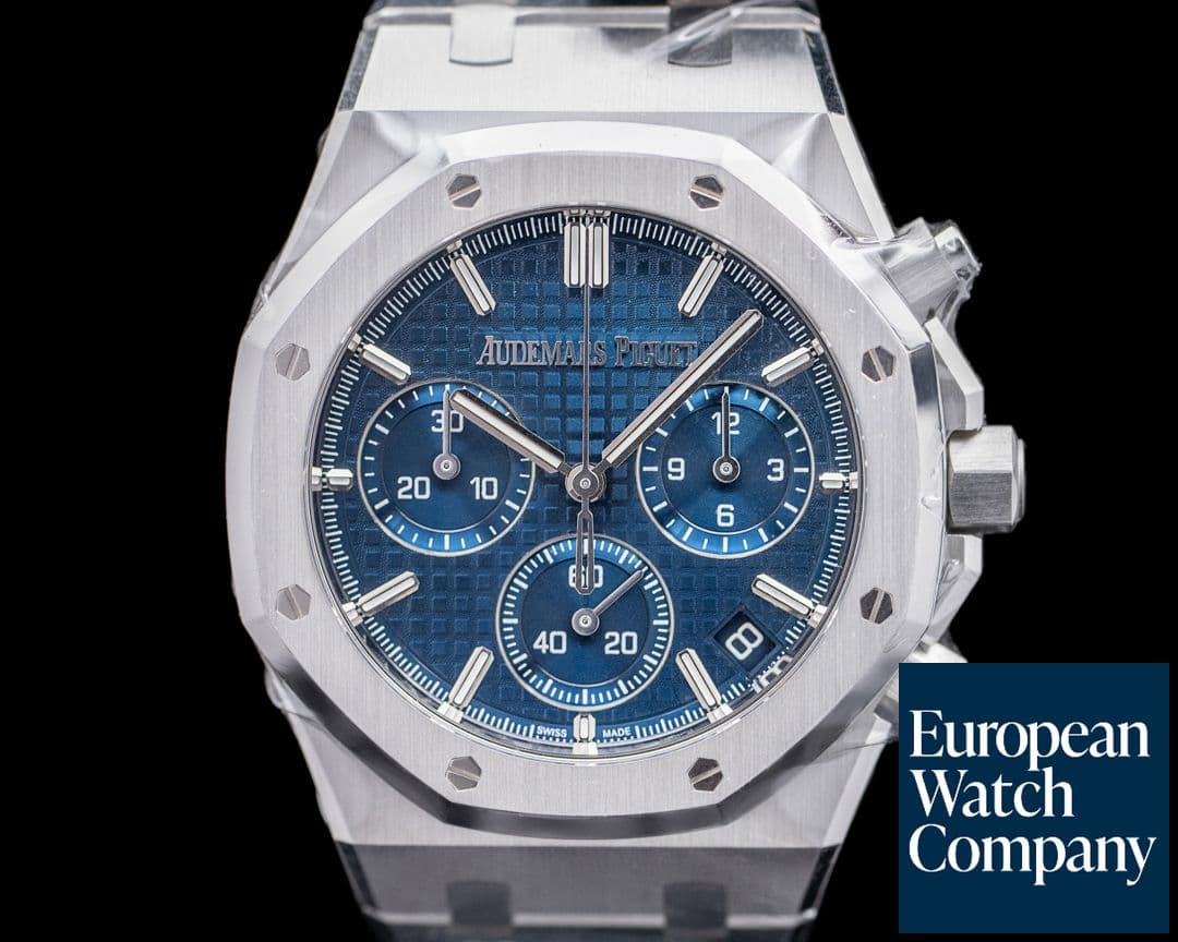 Image of Audemars Piguet Royal Oak Chronograph "50th Anniversary" Blue Dial SS 41MM