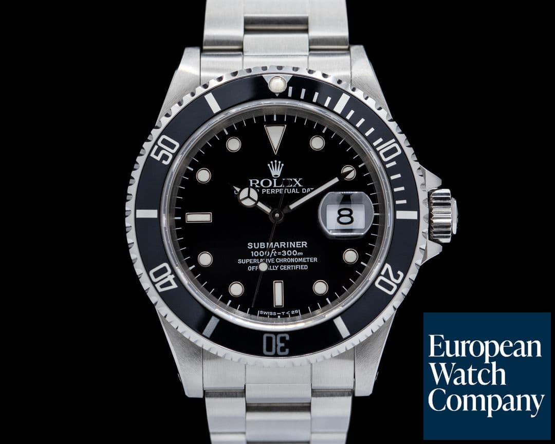 Image of Rolex Submariner SS Black Dial Circa 1991