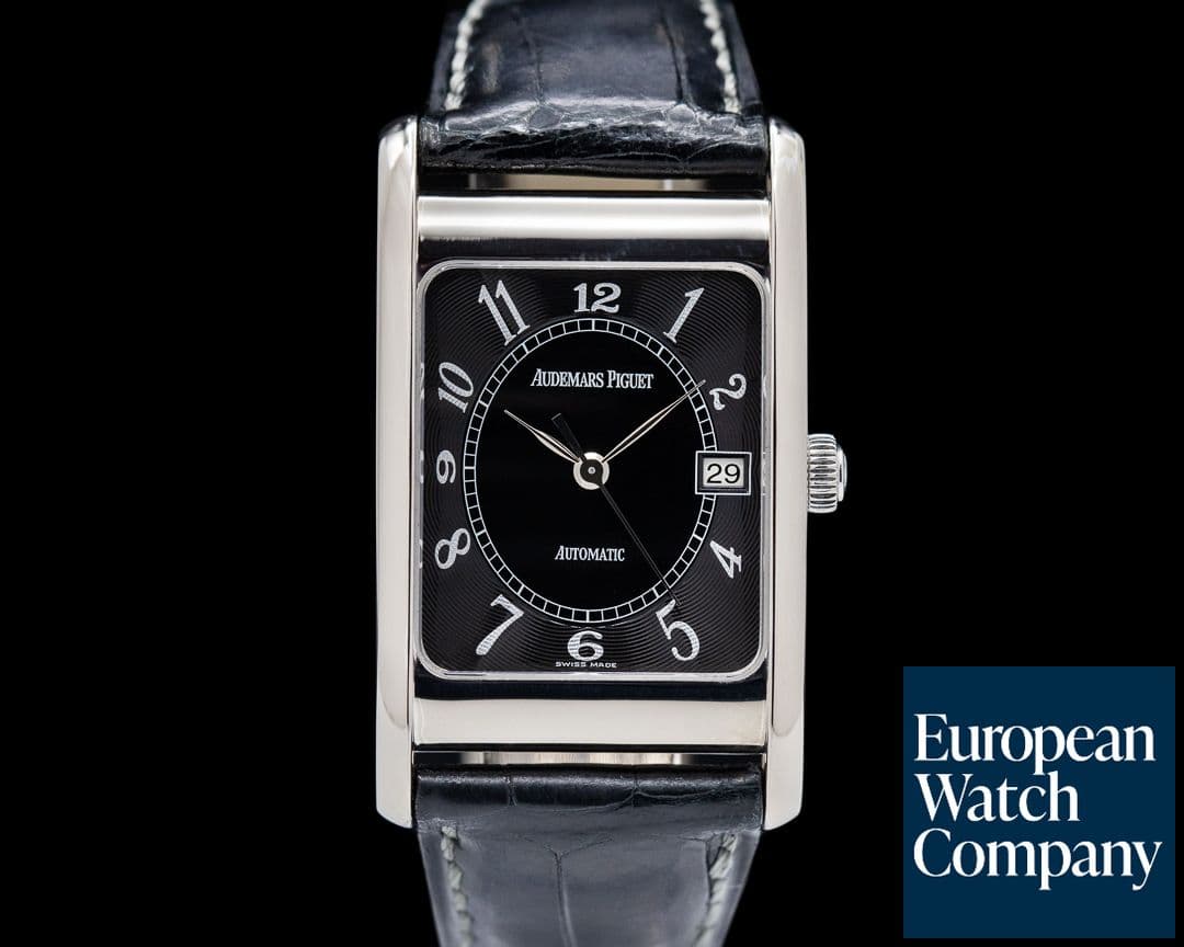 Image of Audemars Piguet Square Auto 18K WG Black