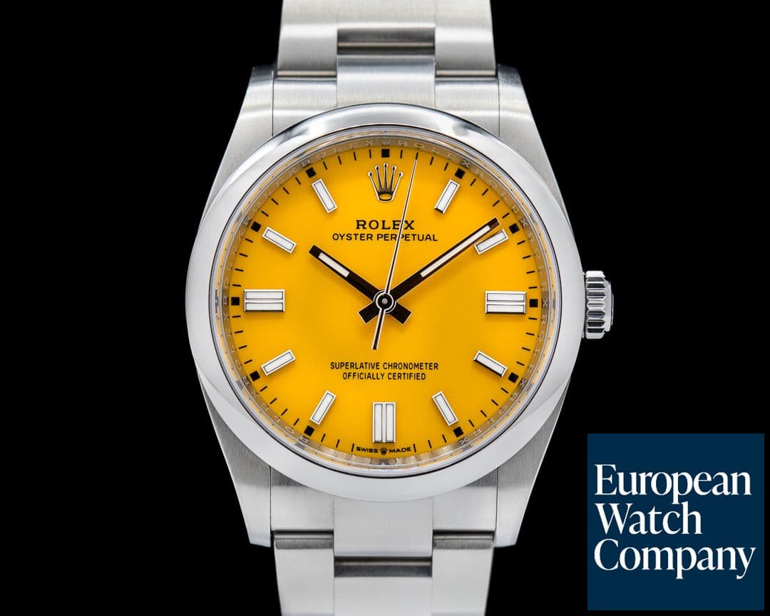 Image of Rolex Oyster Perpetual 126000 36MM SS Yellow DISCONTINUED