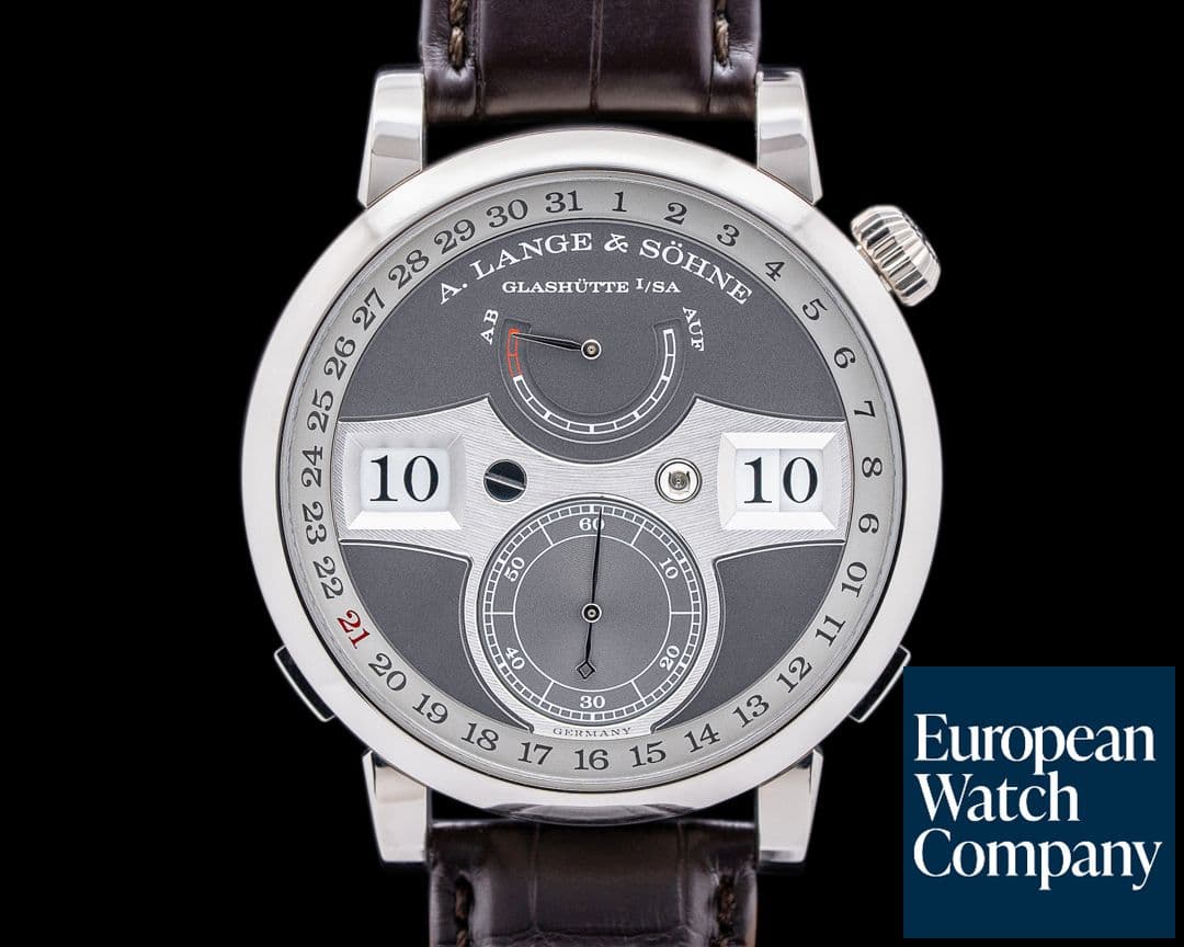 Image of A. Lange and Sohne Zeitwerk Date 148.038 White Gold 
