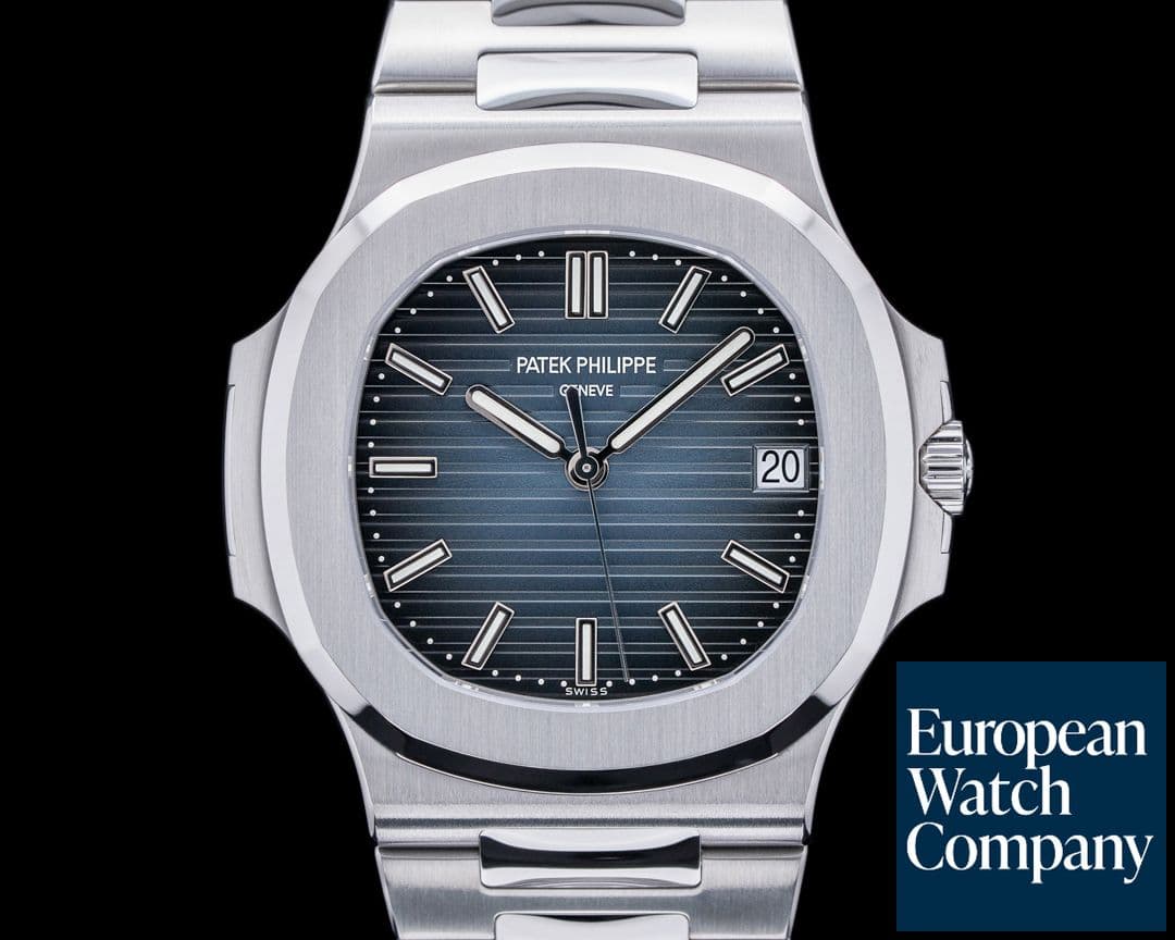 Image of Patek Philippe Jumbo Nautilus 5711/1A Blue Dial SS UNWORN