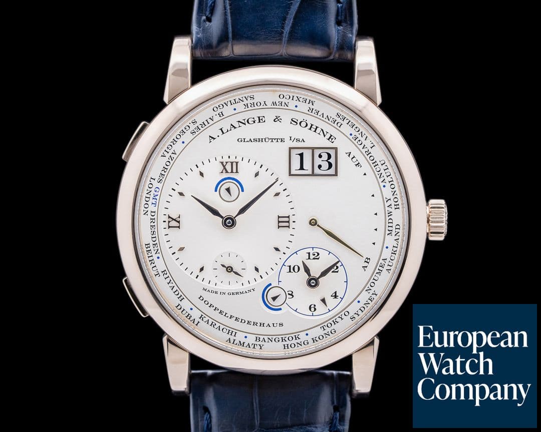Image of A. Lange and Sohne Lange 1 116.050 Time Zone 18K HONEY GOLD RARE