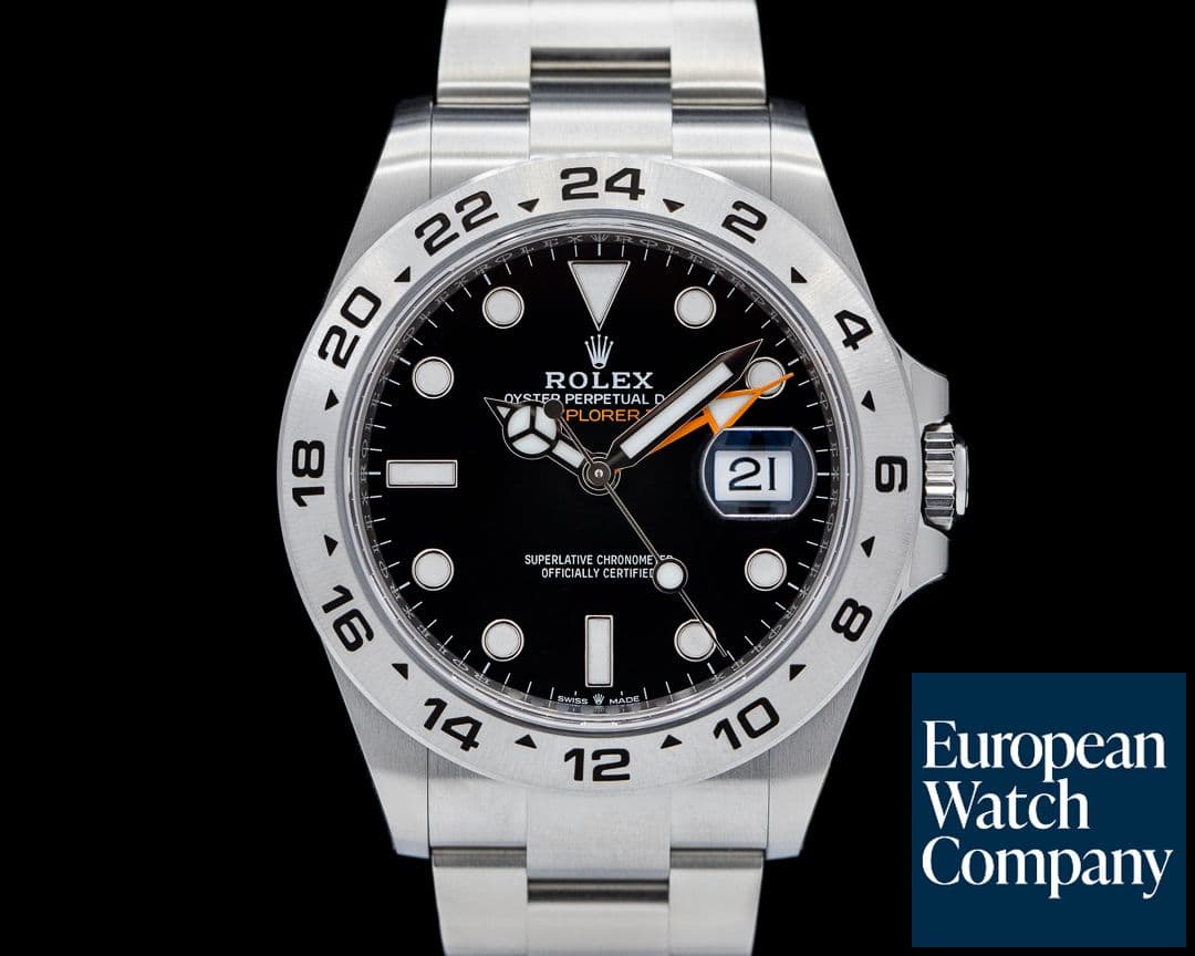 Image of Rolex Explorer II 226570 Black Dial SS UNWORN
