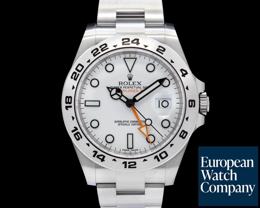 Image of Rolex Explorer II white Dial SS