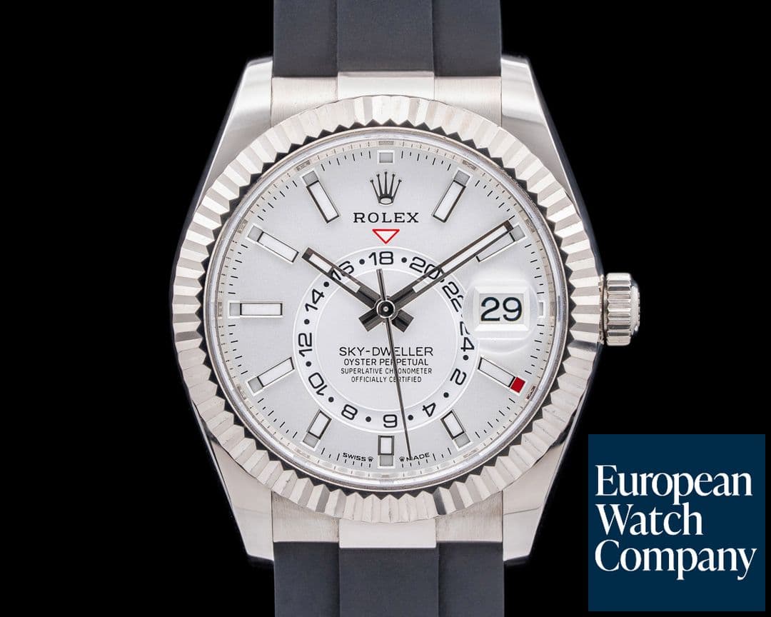 Image of Rolex Sky Dweller 18K White Gold / OysterFlex 2023