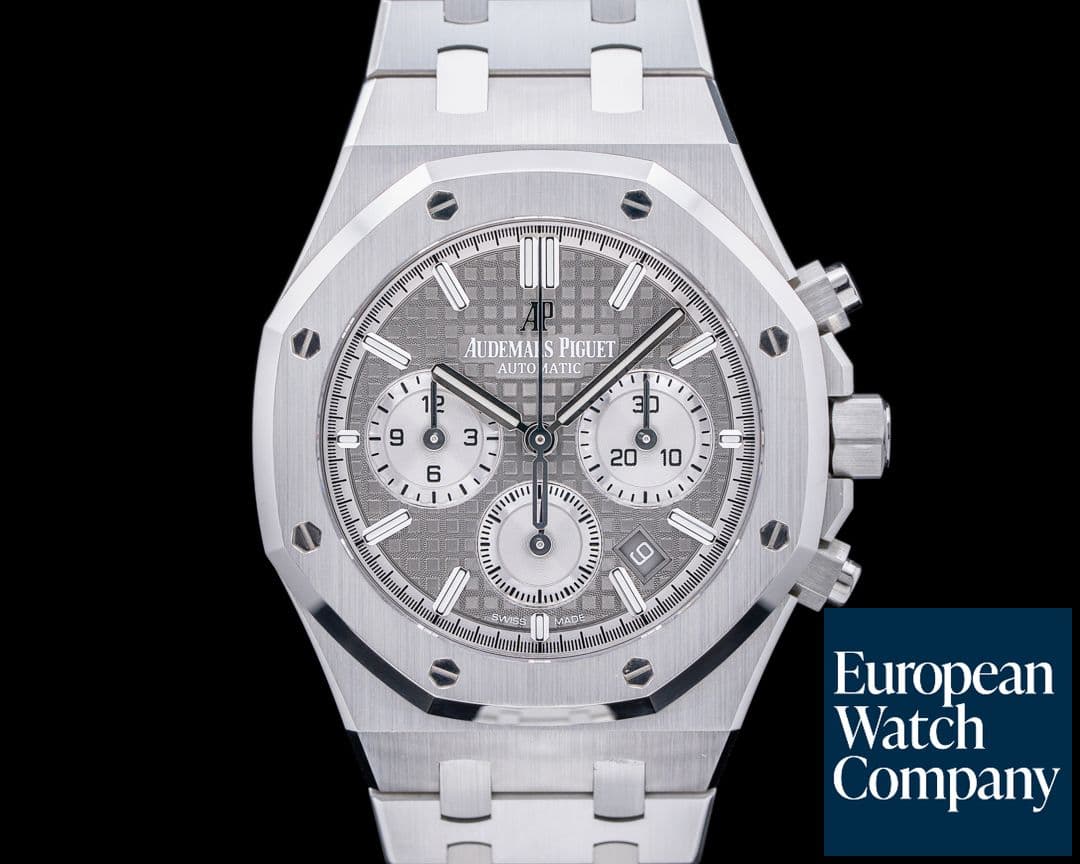 Image of Audemars Piguet Royal Oak Chronograph Ruthenium Dial SS 38MM