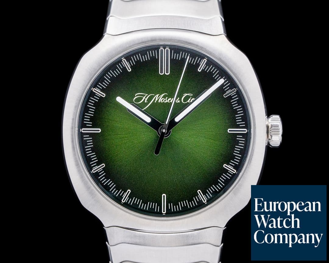 Image of H. Moser and Cie. Moser Streamliner Centre Seconds Green Dial