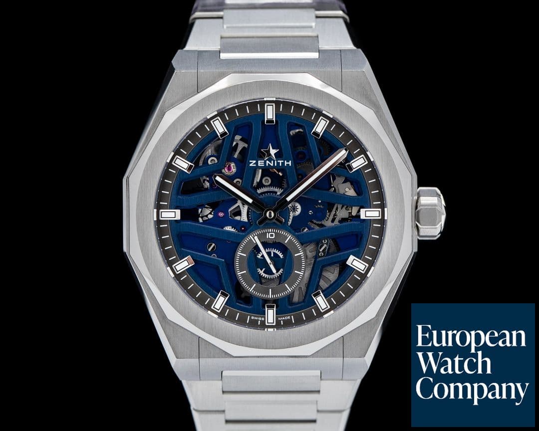 Image of Zenith Defy Skyline Skeleton Blue SS 2023 