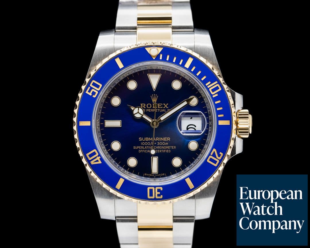 Image of Rolex Submariner 116613LB Ceramic Blue Dial 18K / SS 
