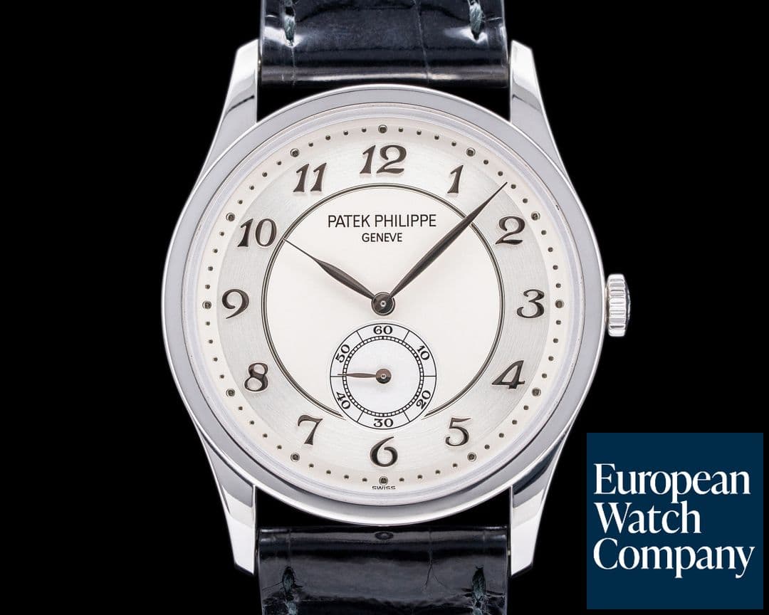 Image of Patek Philippe Calatrava Platinum 5196P Silver Dial Arabic Numerals