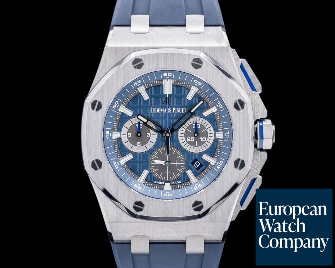 Image of Audemars Piguet Royal Oak Offshore 26480TI Blue Dial 42mm Titanium