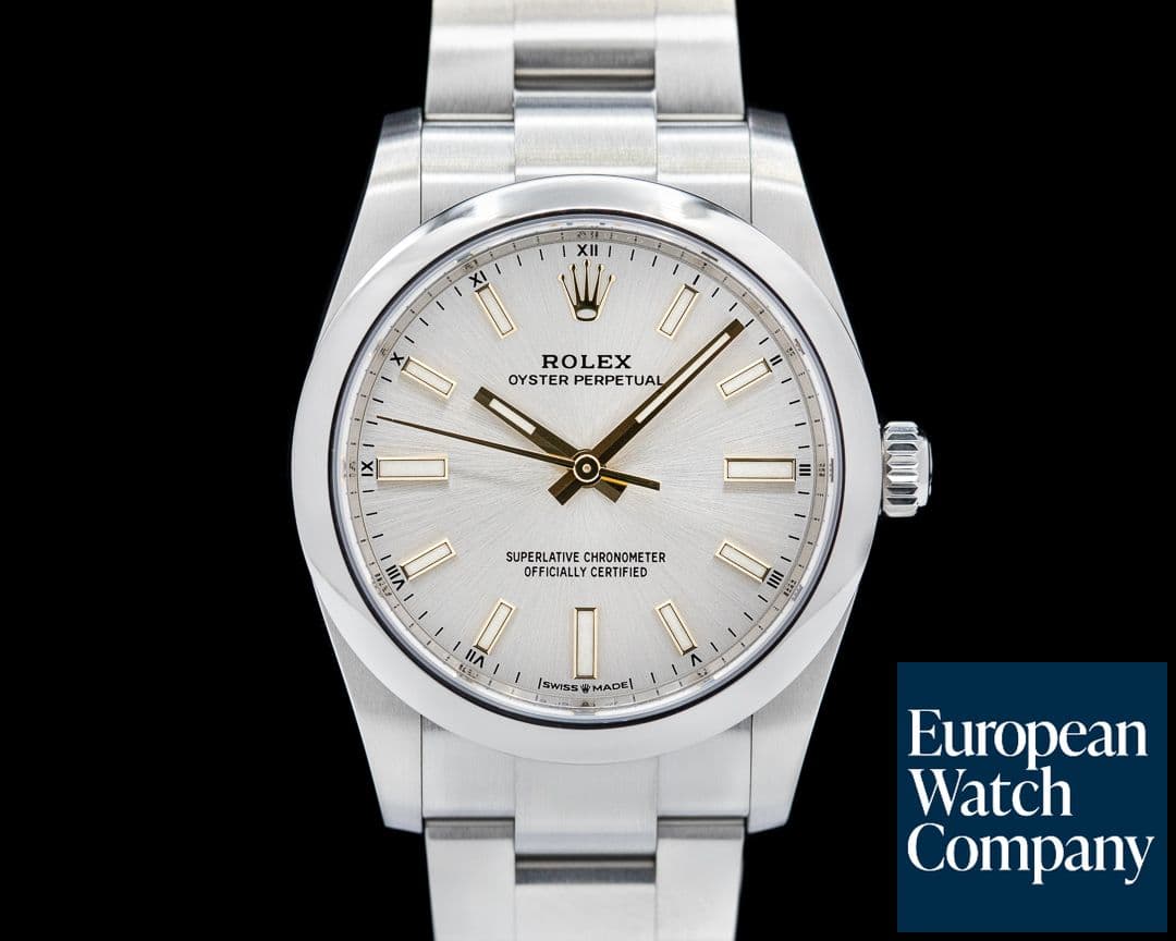 Image of Rolex Oyster Perpetual 124200 34mm SS / Silver Dial 2023