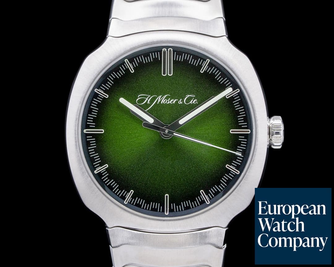 Image of H. Moser and Cie. Moser Streamliner Centre Seconds Green Dial