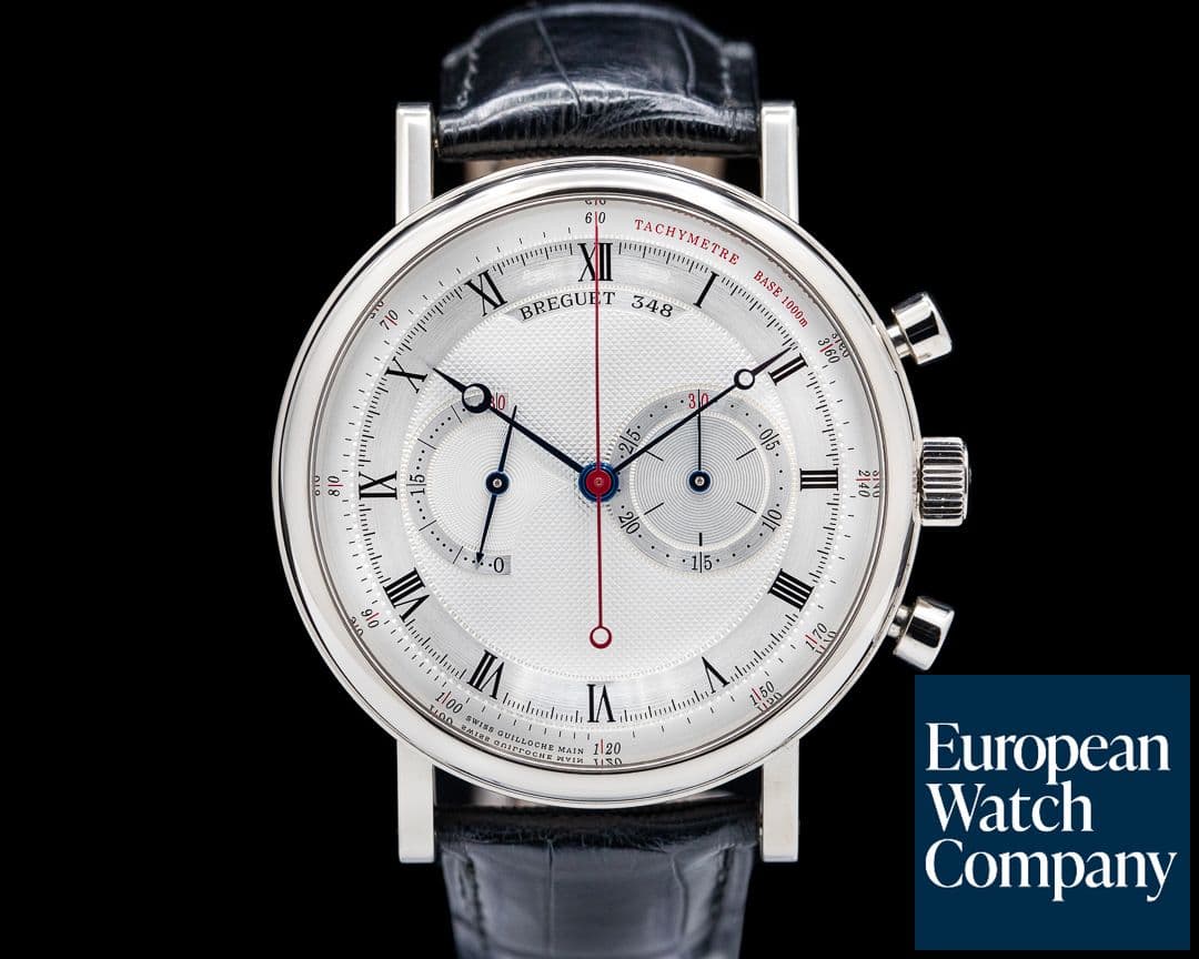 Image of Breguet Classique Chronograph 18K White Gold 
