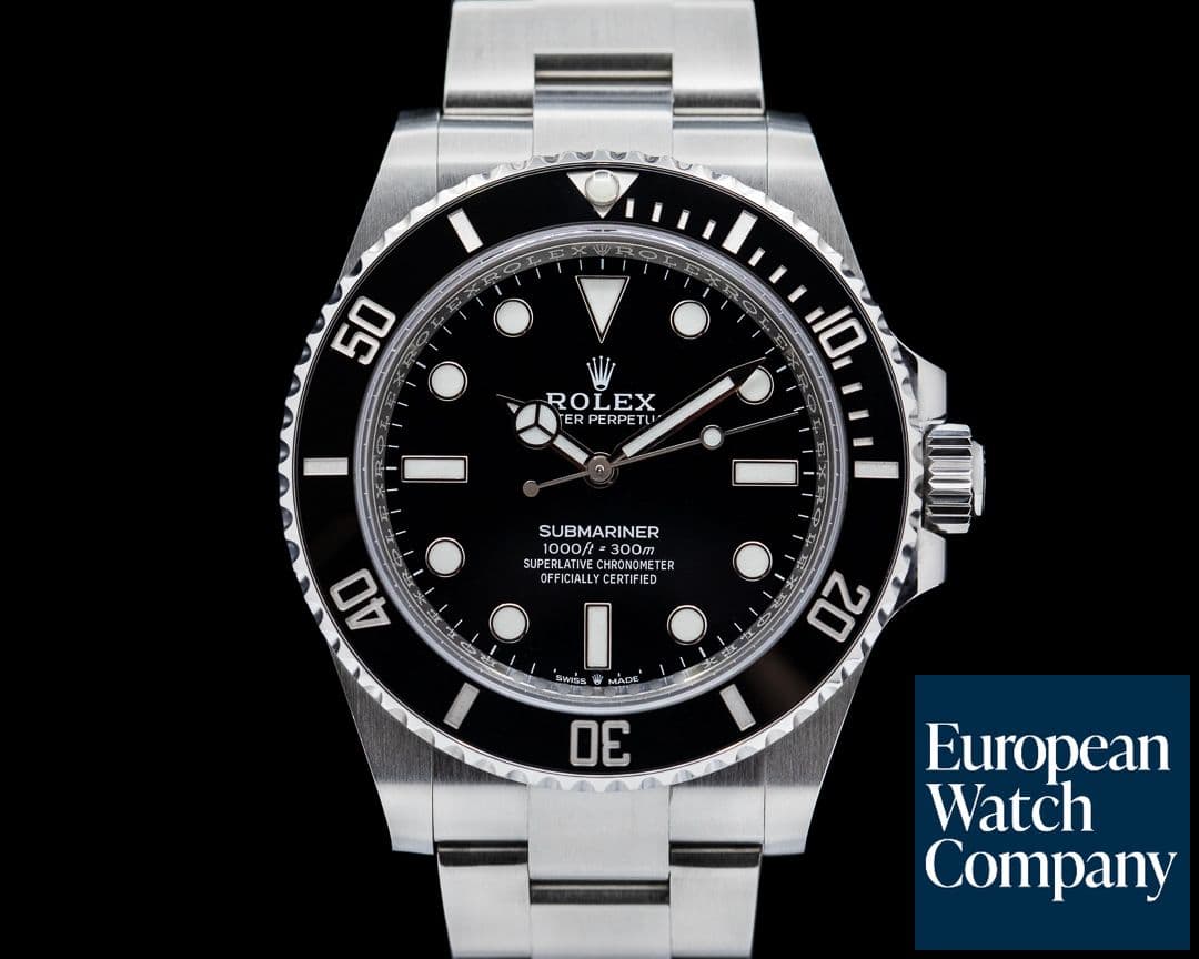 Image of Rolex Submariner 124060 No Date Ceramic Bezel 41MM