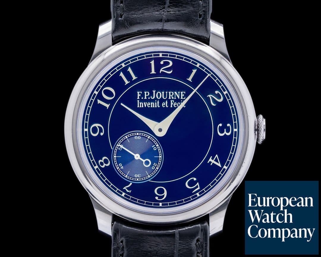 Image of F. P. Journe Chronometre Bleu Tantalum Blue Dial 