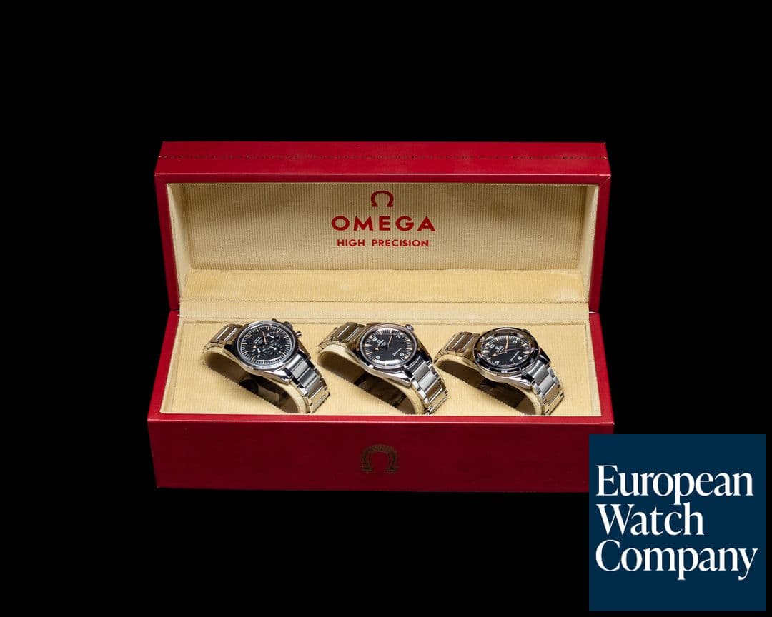 Image of Omega 1957 Trilogy Set Limited Edition 3 Watch Set FULL SET