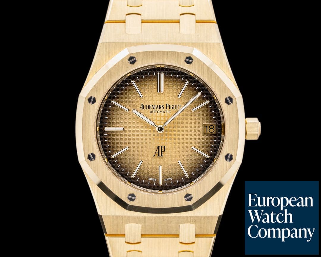 Image of Audemars Piguet Royal Oak 16202BA Extra Thin Gold Dial Yellow Gold UNWORN