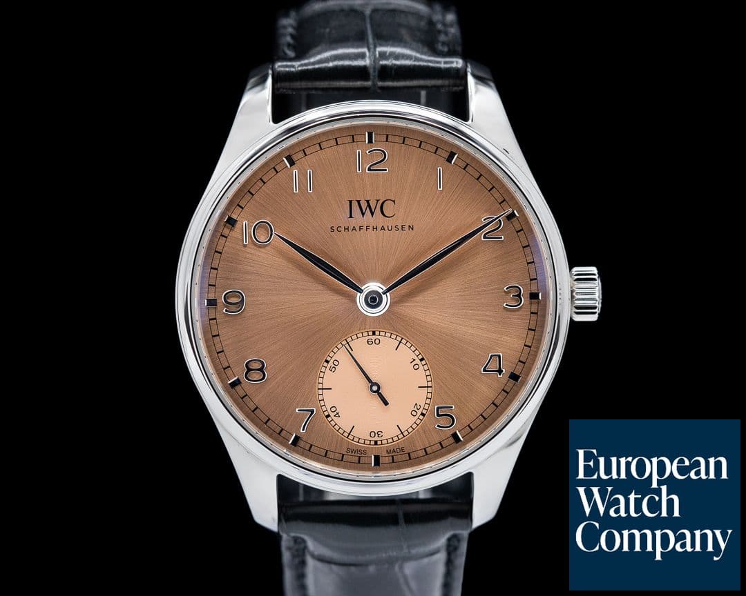Image of IWC Portugieser Automatic 40MM SS Salmon Dial