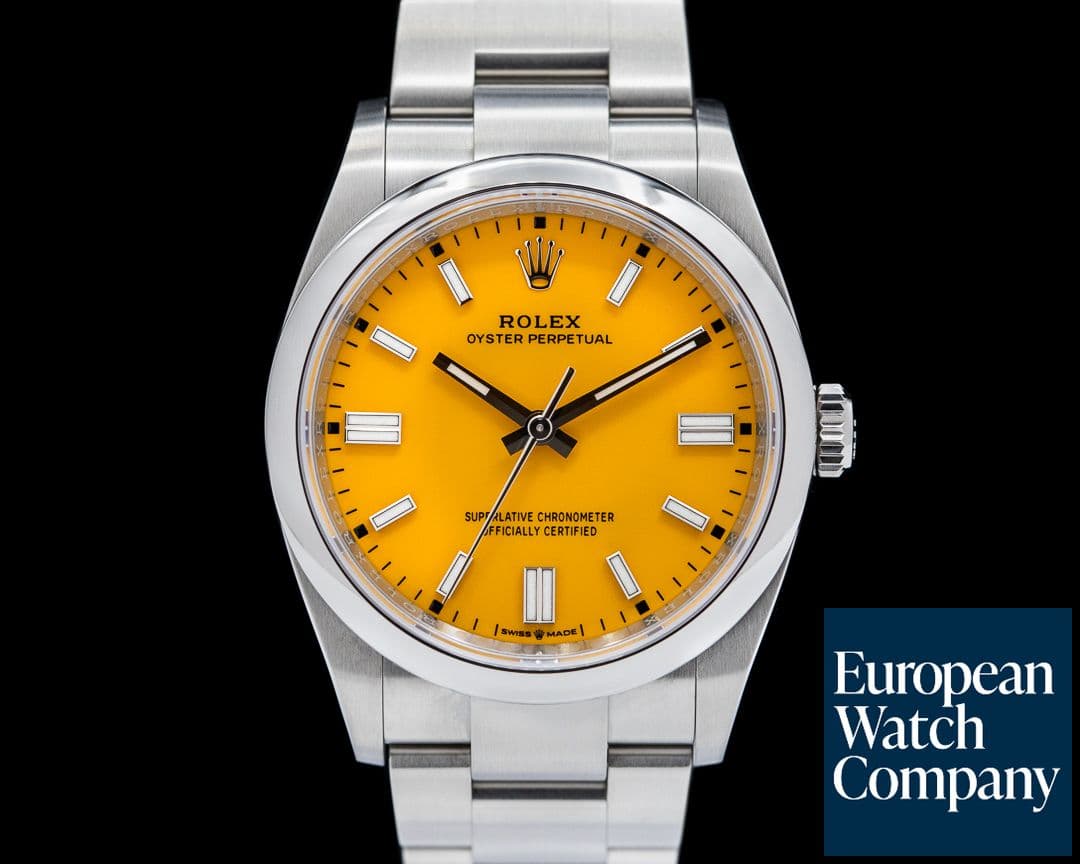 Image of Rolex Oyster Perpetual 126000 36mm SS / Yellow Dial 