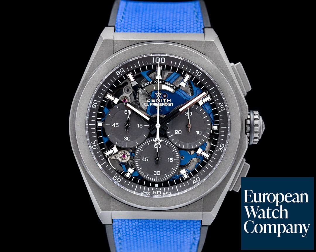 Image of Zenith Defy 21 Ultra Blue El Primero Titanium 
