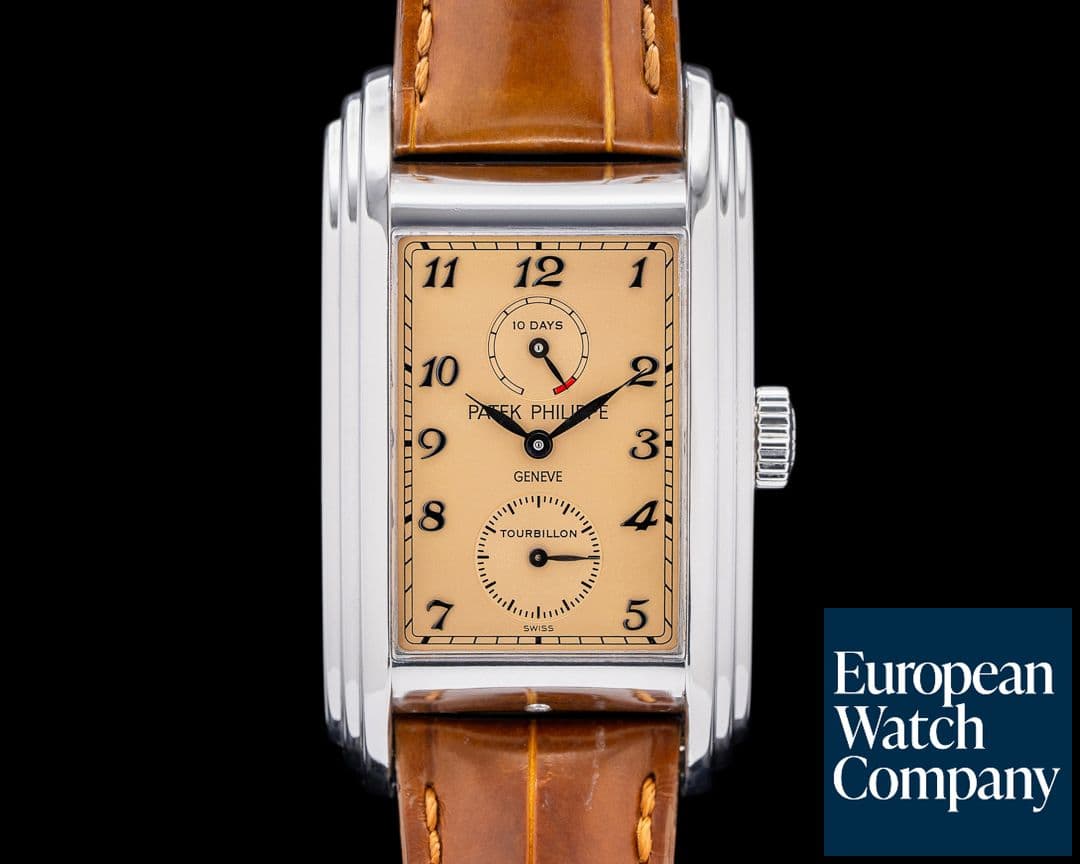 Image of Patek Philippe 10 Day Tourbillon 5101P Platinum / Salmon Dial FULL SET 