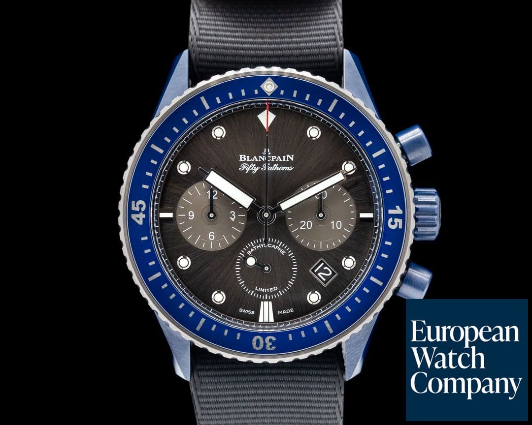 Image of Blancpain Fifty Fathoms Bathyscaphe Chronograph Ocean Commitment II 