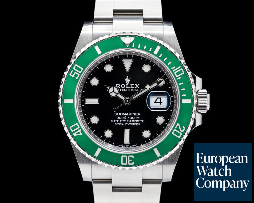Image of Rolex Submariner Date 126610LV Kermit GREEN Ceramic Bezel 41MM